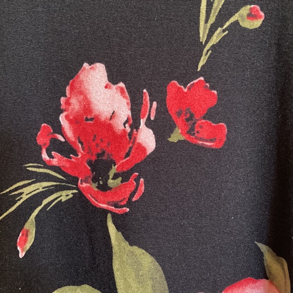 Dark Floral high low maxi dress, size small BNWOT - Picture 3 of 7